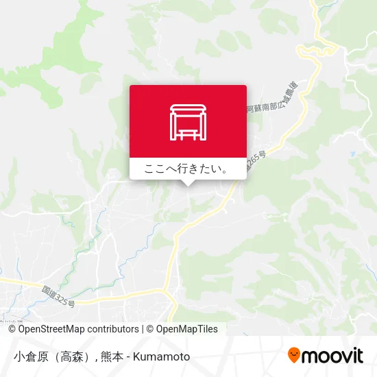 小倉原（高森）地図
