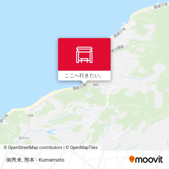 御輿来地図