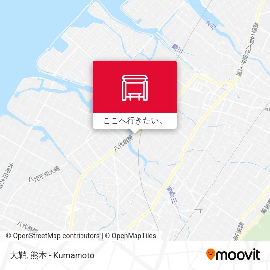 大鞘地図