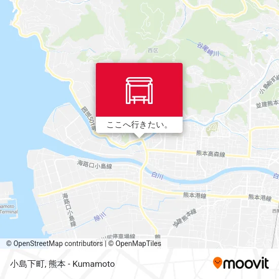 小島下町地図
