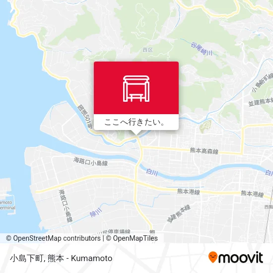 小島下町地図