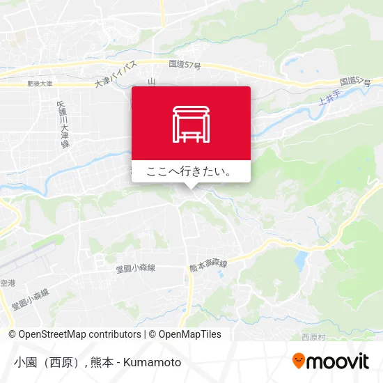 小園（西原）地図
