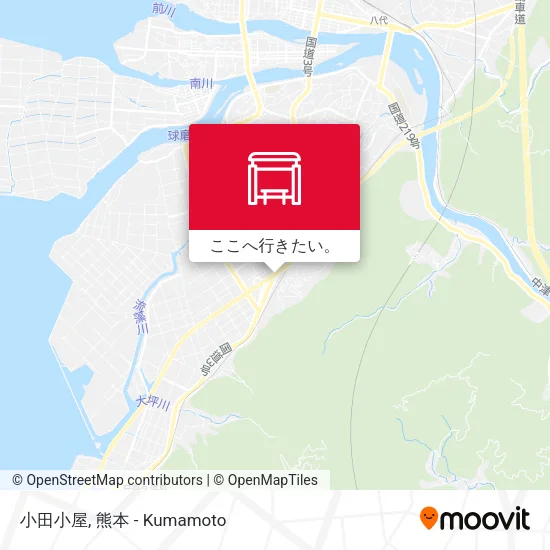 小田小屋地図