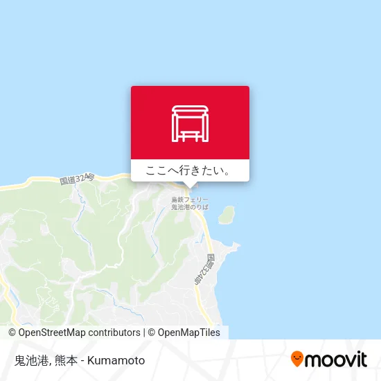 鬼池港地図