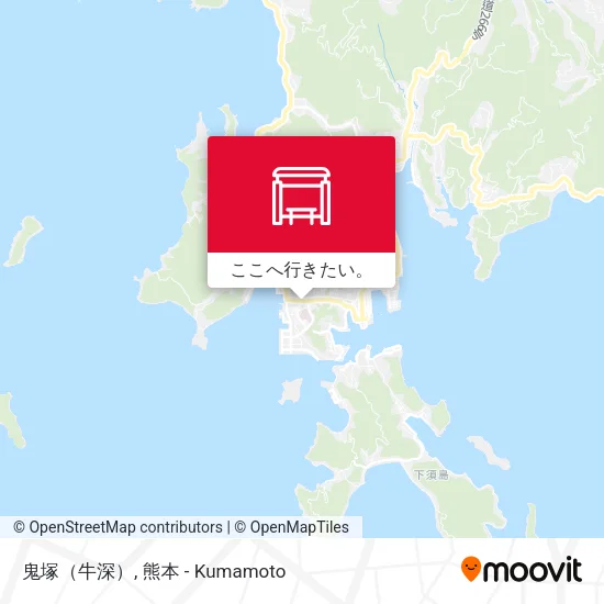 鬼塚（牛深）地図