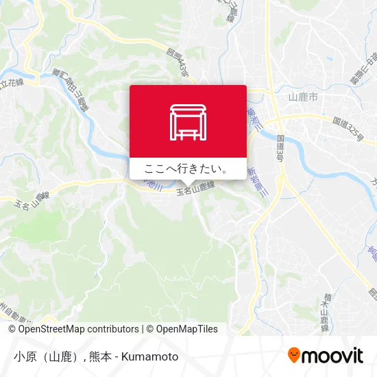 小原（山鹿）地図
