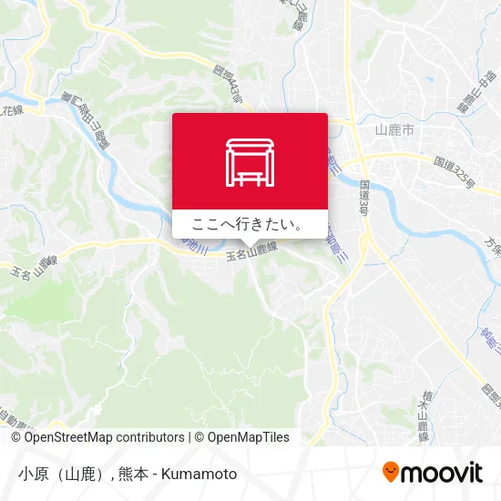 小原（山鹿）地図