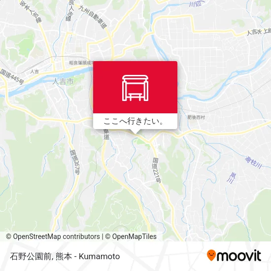 石野公園前地図