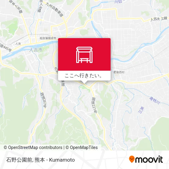 石野公園前地図