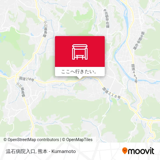 温石病院入口地図