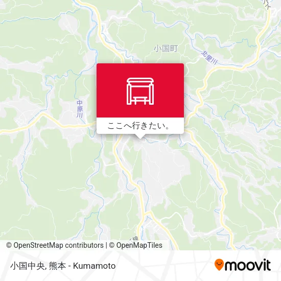 小国中央地図