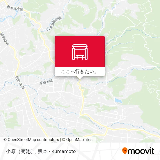 小原（菊池）地図