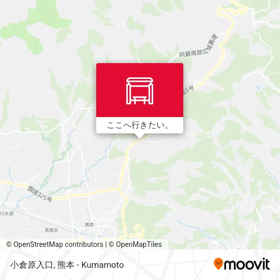 小倉原入口地図
