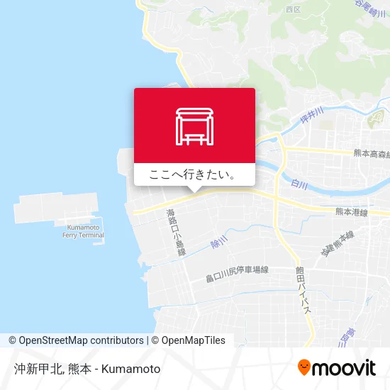 沖新甲北地図