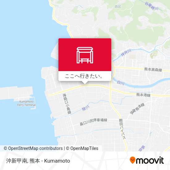 沖新甲南地図