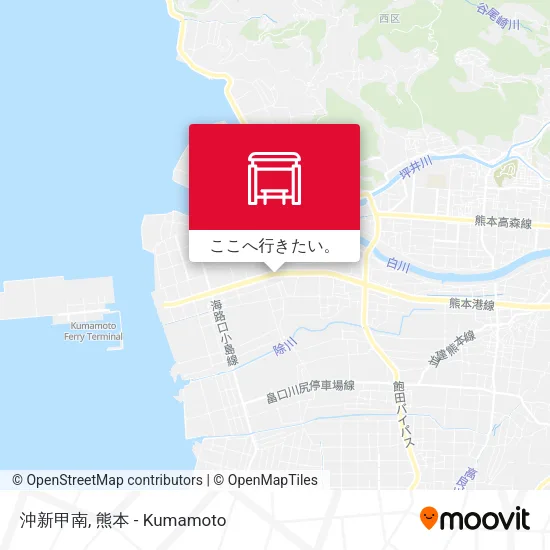 沖新甲南地図
