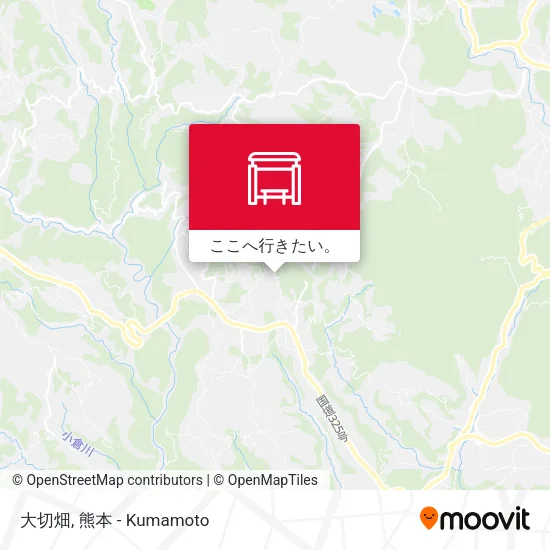 大切畑地図