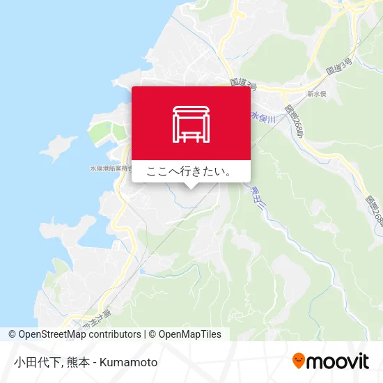 小田代下地図