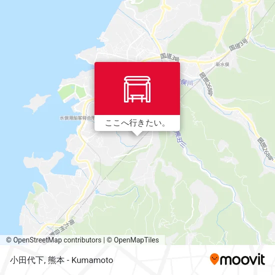 小田代下地図
