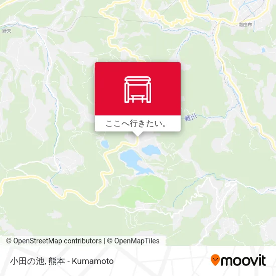 小田の池地図