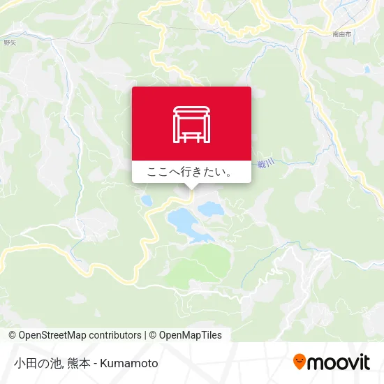 小田の池地図