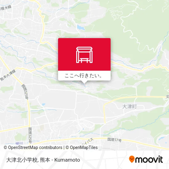 大津北小学校地図