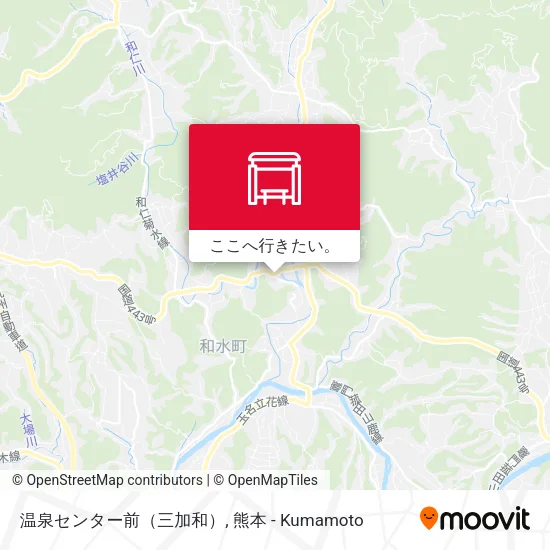 温泉センター前（三加和）地図