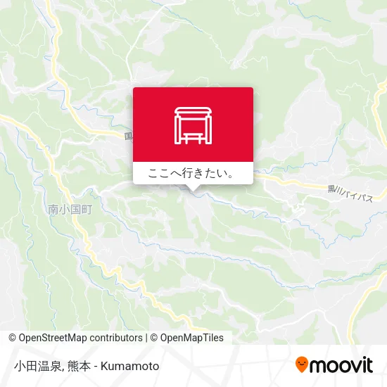小田温泉地図