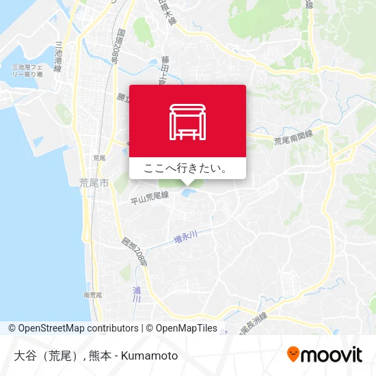 大谷（荒尾）地図