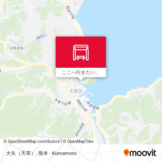 大矢（天草）地図