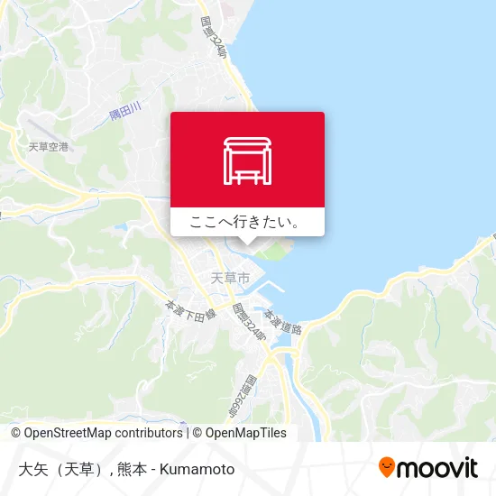 大矢（天草）地図