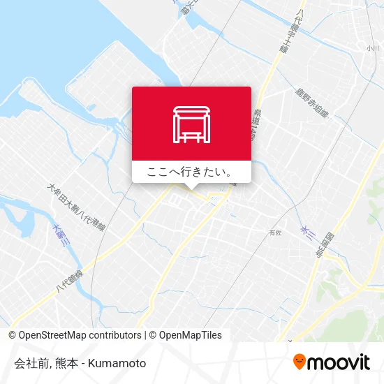 会社前地図