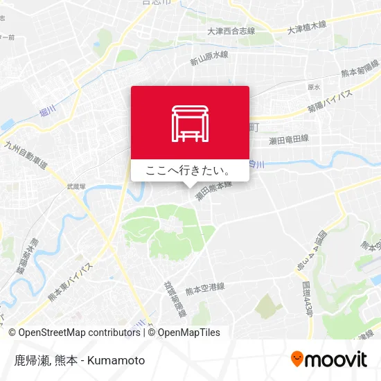 鹿帰瀬地図