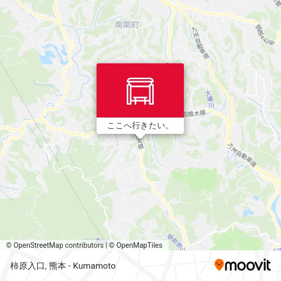 柿原入口地図