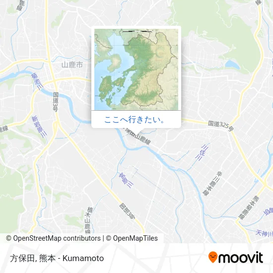 方保田地図