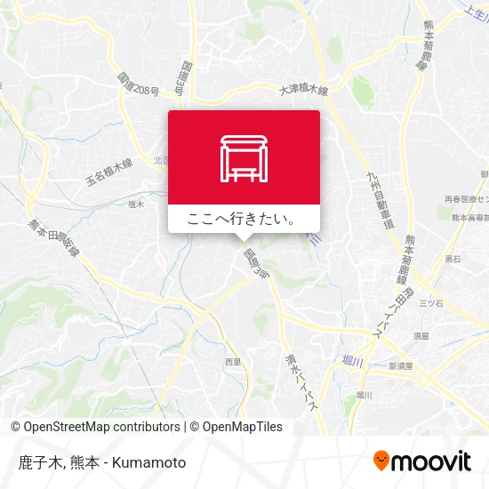 鹿子木地図