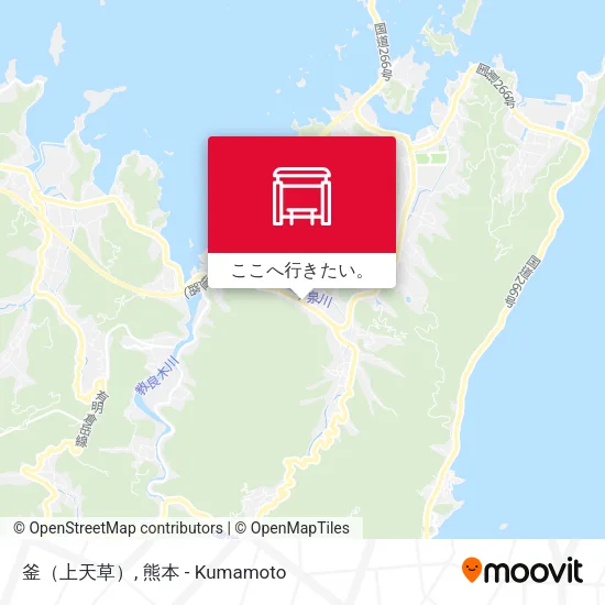 釜（上天草）地図
