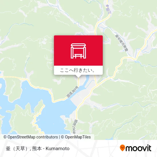 釜（天草）地図