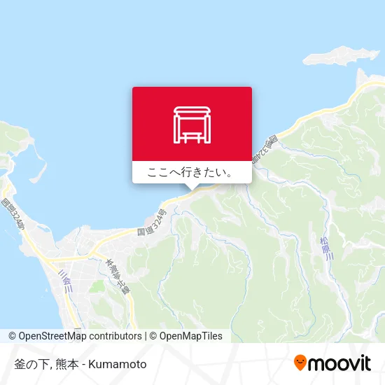 釜の下地図