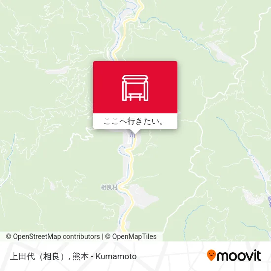 上田代（相良）地図