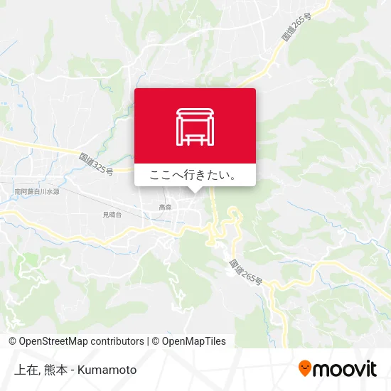 上在地図
