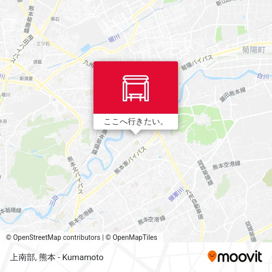 上南部地図
