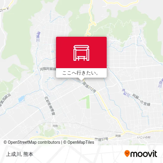 上成川地図