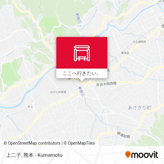 上二子地図
