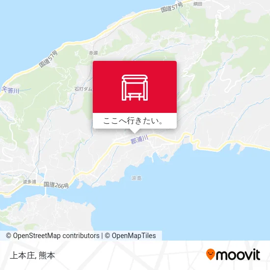 上本庄地図