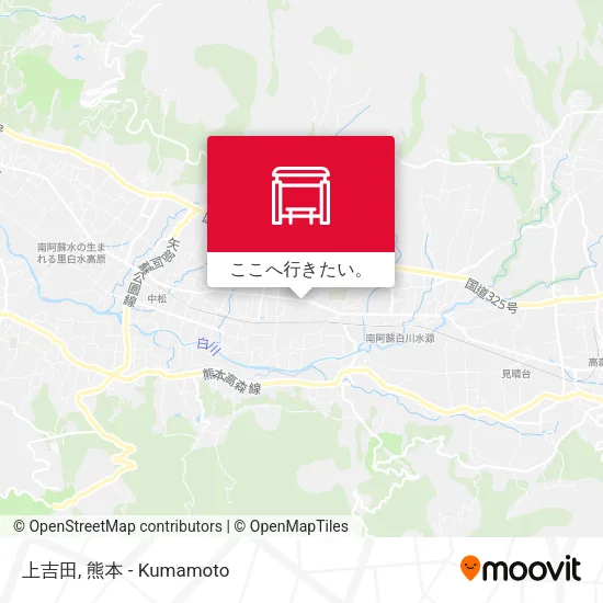 上吉田地図