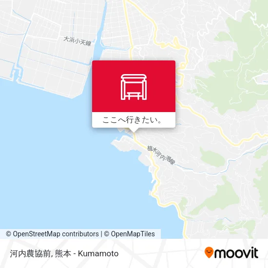 河内農協前地図