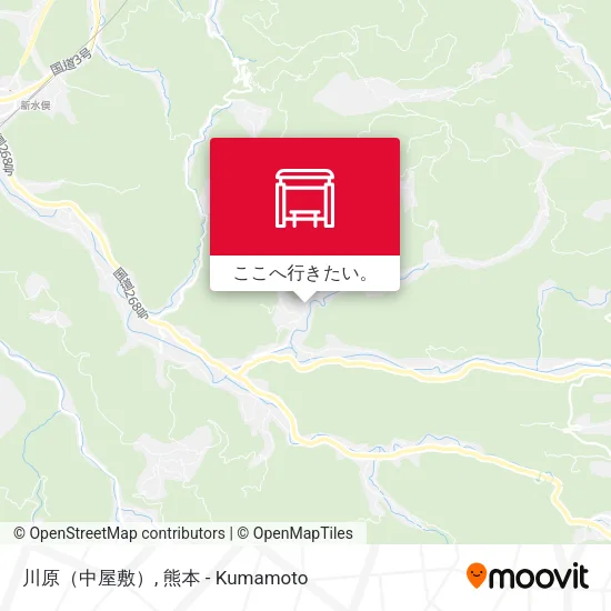 川原（中屋敷）地図