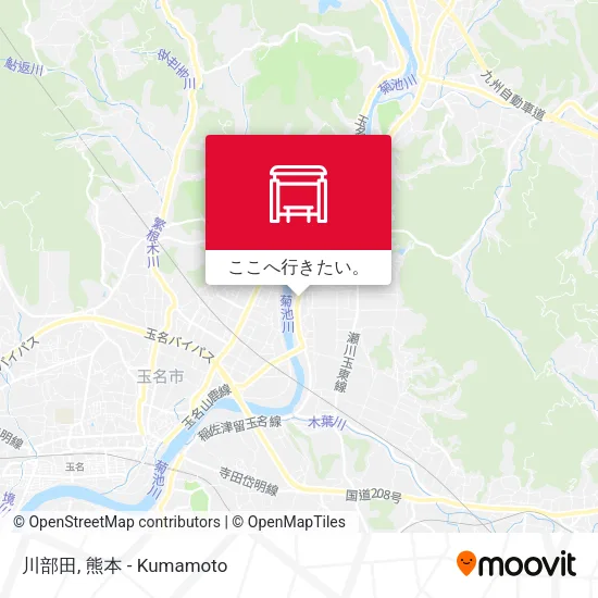 川部田地図