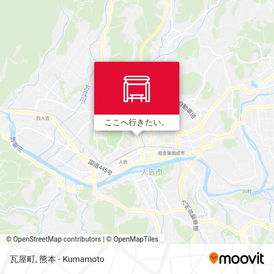 瓦屋町地図